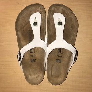 White Thong Birkenstock